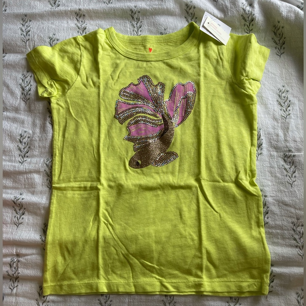 Girls size 6 j crew koi tshirt